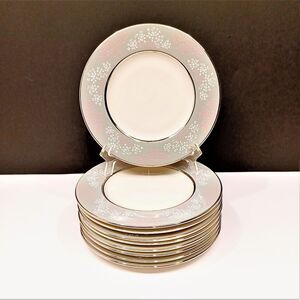 Set/9 Castleton Lace 6.25" Bread & Butter Plate Mid-Century MCM 1954-1972